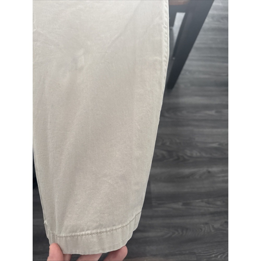 Harbor Bay Cargo Pants Mens 1X/32 Khaki Continuous Comfort Waistband Small Stain - Picture 14 of 14